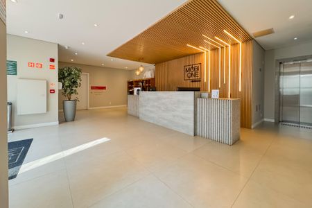 Studio para alugar com 27m², 1 quarto e sem vaga Studio para alugar com 27m², 1 quarto e sem vagaHall social