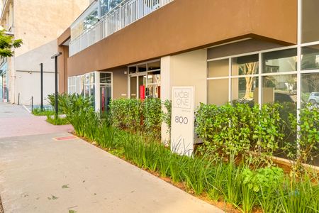 Studio para alugar com 27m², 1 quarto e sem vaga Studio para alugar com 27m², 1 quarto e sem vagaFachada