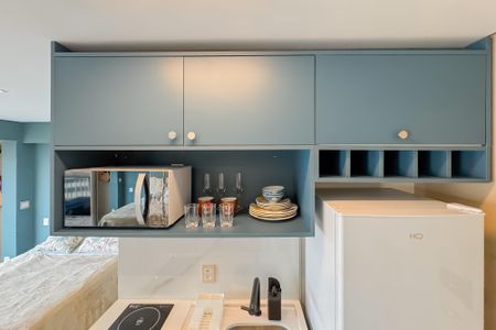 Studio para alugar com 27m², 1 quarto e sem vaga Studio para alugar com 27m², 1 quarto e sem vagaCozinha