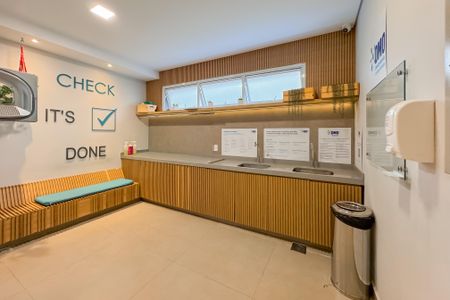 Studio para alugar com 27m², 1 quarto e sem vaga Studio para alugar com 27m², 1 quarto e sem vagaLavanderia