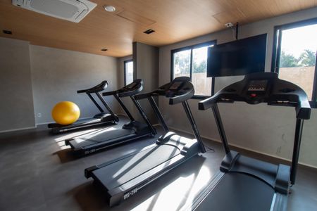 Apartamento à venda com 44m², 2 quartos e 1 vaga Apartamento à venda com 44m², 2 quartos e 1 vagaÁrea comum - Academia