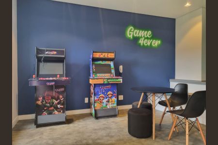 Apartamento para alugar com 28m², 1 quarto e sem vaga Apartamento para alugar com 28m², 1 quarto e sem vagaSalão de jogos