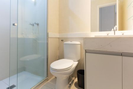 Apartamento para alugar com 61m², 1 quarto e 1 vaga Apartamento para alugar com 61m², 1 quarto e 1 vagaBanheiro da Suíte
