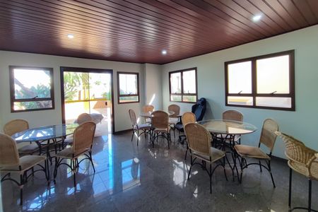 Área comum - Salão de festas de apartamento para alugar com 1 quarto, 61m² em Cambuí, Campinas