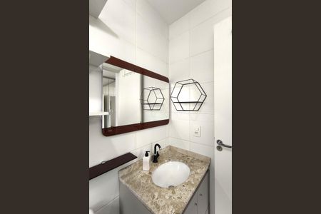 Apartamento para alugar com 66m², 2 quartos e 1 vaga Apartamento para alugar com 66m², 2 quartos e 1 vagaBanheiro da Suíte