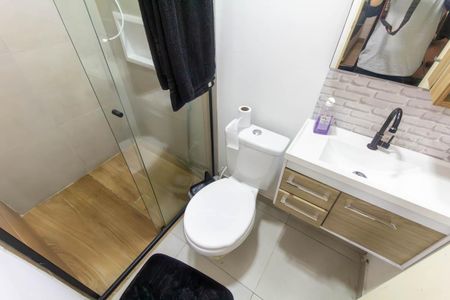 Banheiro de casa para alugar com 1 quarto, 32m² em Jardim Lisboa, São Paulo