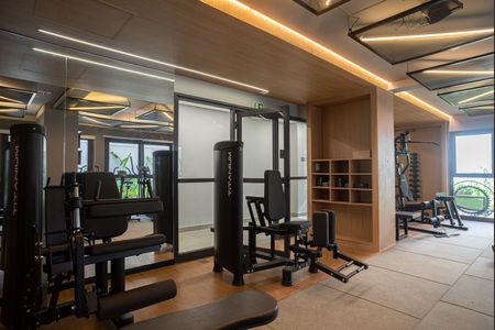 Apartamento para alugar com 32m², 1 quarto e sem vaga Apartamento para alugar com 32m², 1 quarto e sem vagaÁrea comum - Academia