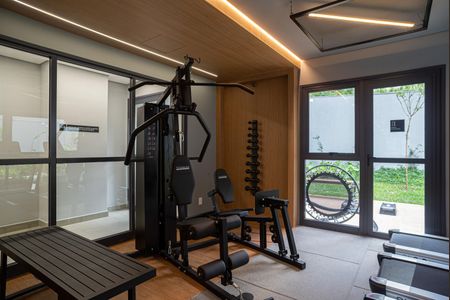 Apartamento para alugar com 32m², 1 quarto e sem vaga Apartamento para alugar com 32m², 1 quarto e sem vagaÁrea comum - Academia