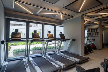 Apartamento para alugar com 32m², 1 quarto e sem vaga Apartamento para alugar com 32m², 1 quarto e sem vagaÁrea comum - Academia