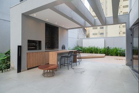 Apartamento para alugar com 32m², 1 quarto e sem vaga Apartamento para alugar com 32m², 1 quarto e sem vagaÁrea comum - Churrasqueira