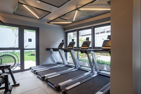 Apartamento para alugar com 32m², 1 quarto e sem vaga Apartamento para alugar com 32m², 1 quarto e sem vagaÁrea comum - Academia