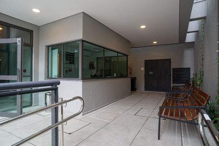 Apartamento para alugar com 32m², 1 quarto e sem vaga Apartamento para alugar com 32m², 1 quarto e sem vagaFachada e portaria