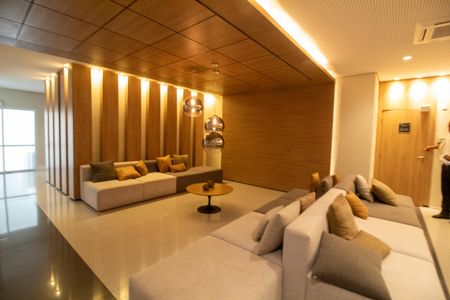 Studio para alugar com 42m², 1 quarto e 1 vaga Studio para alugar com 42m², 1 quarto e 1 vagaHall Social