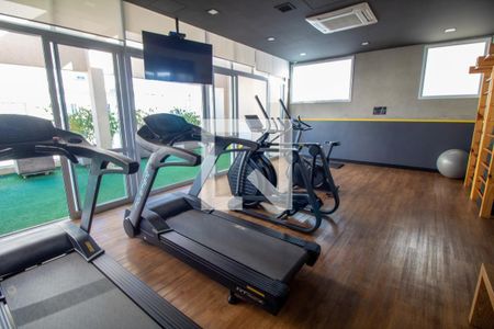 Studio para alugar com 42m², 1 quarto e 1 vaga Studio para alugar com 42m², 1 quarto e 1 vagaÁrea comum - Academia