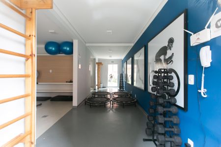 Apartamento para alugar com 32m², 2 quartos e sem vaga Apartamento para alugar com 32m², 2 quartos e sem vagaÁrea comum - Academia