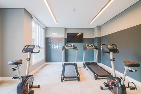 Apartamento para alugar com 24m², 1 quarto e sem vaga Apartamento para alugar com 24m², 1 quarto e sem vagaÁrea comum - Academia