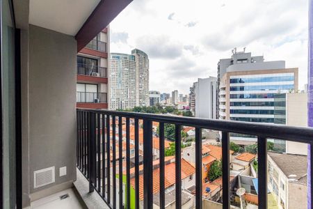 Studio para alugar com 24m², 1 quarto e sem vaga Studio para alugar com 24m², 1 quarto e sem vagaVaranda