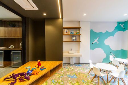 Studio para alugar com 24m², 1 quarto e sem vaga Studio para alugar com 24m², 1 quarto e sem vagaÁrea comum - Brinquedoteca