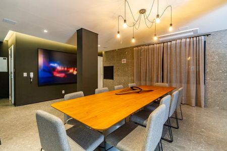 Studio para alugar com 24m², 1 quarto e sem vaga Studio para alugar com 24m², 1 quarto e sem vagaÁrea comum - Espaço Gourmet