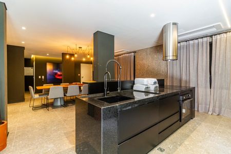 Studio para alugar com 24m², 1 quarto e sem vaga Studio para alugar com 24m², 1 quarto e sem vagaÁrea comum - Espaço Gourmet