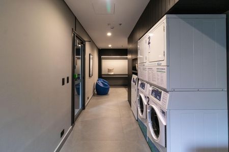 Studio para alugar com 28m², 1 quarto e sem vaga Studio para alugar com 28m², 1 quarto e sem vagaÁrea comum - Lavanderia
