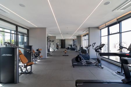 Studio para alugar com 28m², 1 quarto e sem vaga Studio para alugar com 28m², 1 quarto e sem vagaÁrea comum - Academia