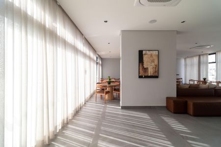 Studio para alugar com 28m², 1 quarto e sem vaga Studio para alugar com 28m², 1 quarto e sem vagaÁrea comum - Salão de festas