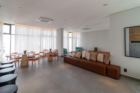 Studio para alugar com 28m², 1 quarto e sem vaga Studio para alugar com 28m², 1 quarto e sem vagaÁrea comum - Salão de festas