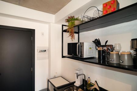 Studio para alugar com 20m², 1 quarto e 1 vaga Studio para alugar com 20m², 1 quarto e 1 vagaCozinha