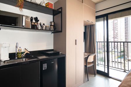 Studio para alugar com 20m², 1 quarto e 1 vaga Studio para alugar com 20m², 1 quarto e 1 vagaCozinha