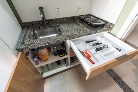 Studio para alugar com 22m², 1 quarto e sem vaga Studio para alugar com 22m², 1 quarto e sem vagaCozinha