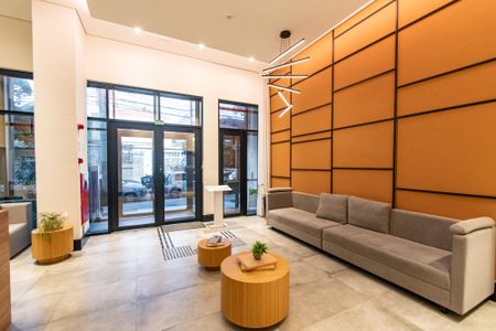 Studio para alugar com 22m², 1 quarto e sem vaga Studio para alugar com 22m², 1 quarto e sem vagaHall de entrada