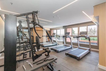 Studio para alugar com 27m², 1 quarto e sem vaga Studio para alugar com 27m², 1 quarto e sem vagaÁrea comum - Academia