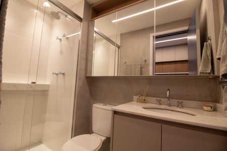 Studio para alugar com 27m², 1 quarto e sem vaga Studio para alugar com 27m², 1 quarto e sem vagaBanheiro