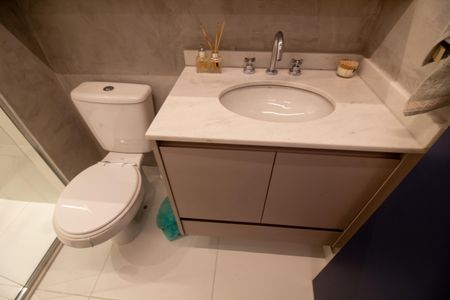 Studio para alugar com 27m², 1 quarto e sem vaga Studio para alugar com 27m², 1 quarto e sem vagaBanheiro