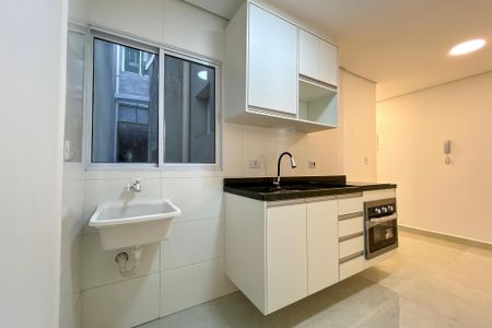Apartamento para alugar com 30m², 1 quarto e sem vaga Apartamento para alugar com 30m², 1 quarto e sem vagaCozinha e Área de Serviço