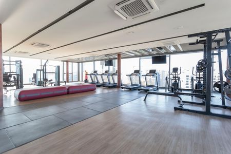 Studio para alugar com 61m², 1 quarto e sem vaga Studio para alugar com 61m², 1 quarto e sem vagaÁrea comum - Academia