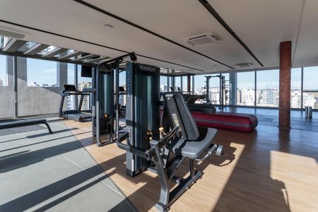 Studio para alugar com 61m², 1 quarto e sem vaga Studio para alugar com 61m², 1 quarto e sem vagaÁrea comum - Academia