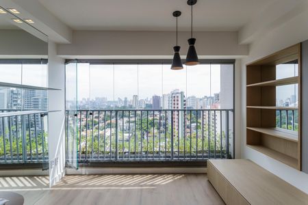 Studio para alugar com 61m², 1 quarto e sem vaga Studio para alugar com 61m², 1 quarto e sem vagaSala