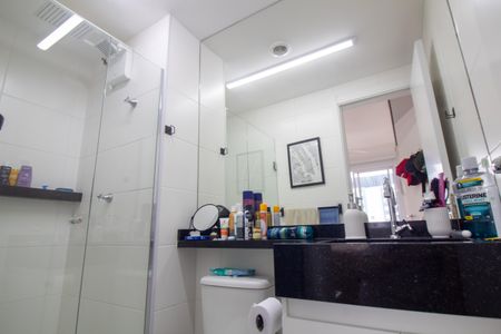 Apartamento para alugar com 32m², 1 quarto e sem vaga Apartamento para alugar com 32m², 1 quarto e sem vagaBanheiro da Suíte