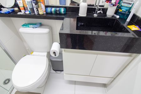 Apartamento para alugar com 32m², 1 quarto e sem vaga Apartamento para alugar com 32m², 1 quarto e sem vagaBanheiro da Suíte