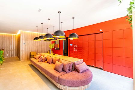 Apartamento para alugar com 38m², 1 quarto e sem vaga Apartamento para alugar com 38m², 1 quarto e sem vagaHall