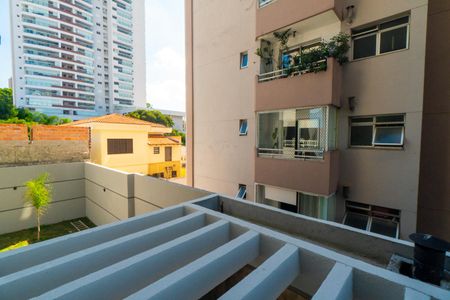 Vista da Sacada de kitnet/studio à venda com 1 quarto, 25m² em Chácara Inglesa, São Paulo