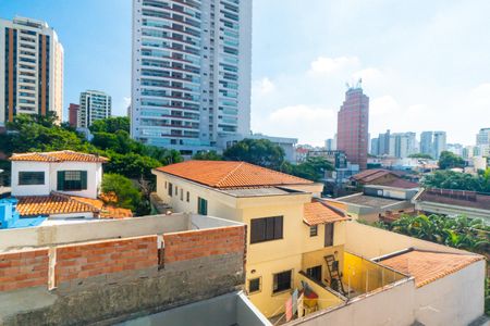 Vista da Sacada de kitnet/studio à venda com 1 quarto, 25m² em Chácara Inglesa, São Paulo