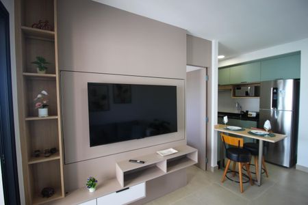 Sala de apartamento para alugar com 1 quarto, 47m² em Parque Campolim, Sorocaba