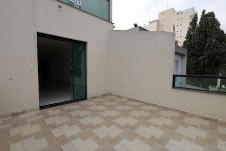 Sacada da Sala de Jantar de casa para alugar com 3 quartos, 174m² em Campestre, Santo André