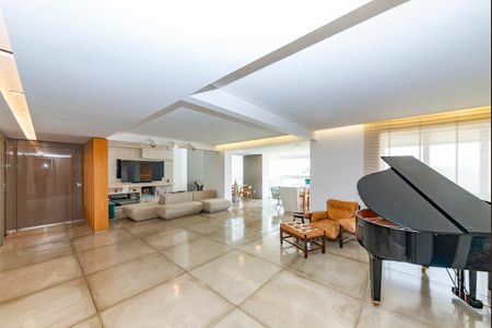 Sala de apartamento à venda com 4 quartos, 220m² em Vila Castela, Nova Lima