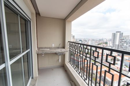 Varanda de kitnet/studio para alugar com 1 quarto, 30m² em Vila Dom Pedro I, São Paulo