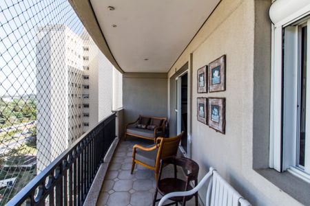 Varanda de apartamento para alugar com 3 quartos, 140m² em Residencial Tambore Iii, Santana de Parnaíba