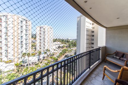 Varanda de apartamento para alugar com 3 quartos, 140m² em Residencial Tambore Iii, Santana de Parnaíba